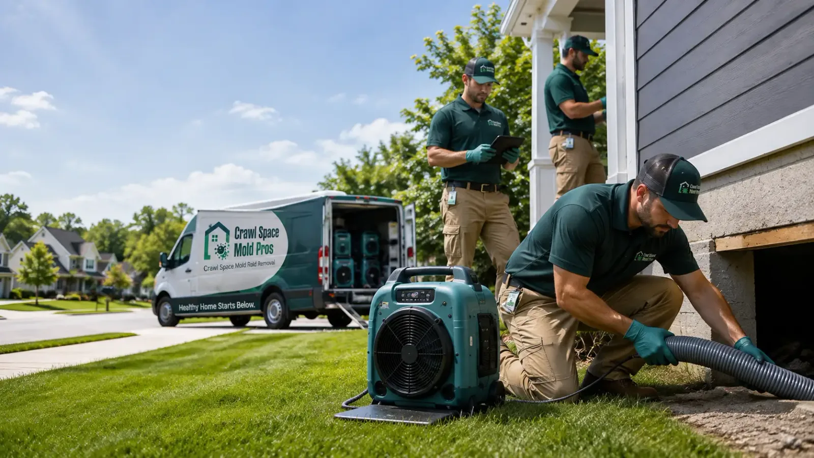 Crawl Space Mold Removal in Germantown, NY